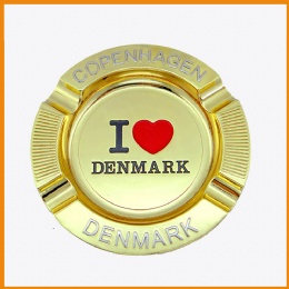 I Love Denmark Souvenir Ashtray