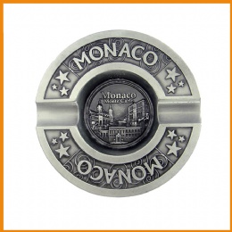 Monaco Souvenir Ashtray Metal