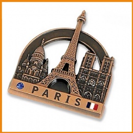 Paris Souvenir Metal Magnet