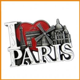 Paris Souvenir Metal Magnet