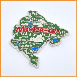 Montenegro Map Magnet Souvenirs