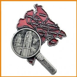 MNE Map Souvenirs Magnet