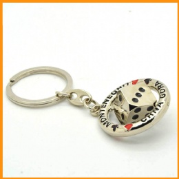 Metal Dice Keyring