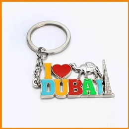 I Love Dubai Souvenir Key Tag