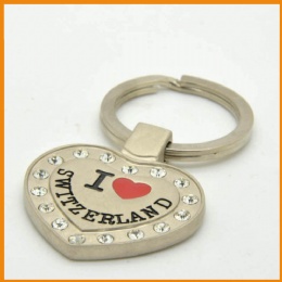 I Love Switzerland Souvenir Key Tag